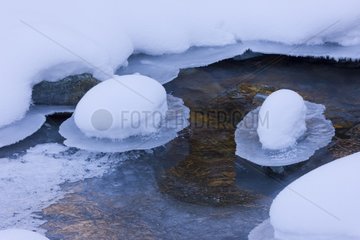 Detail of the ice Gran Paradiso NP Italy