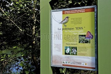 Sensitive Naturalbereiche Panel Lac Longemer Vosges