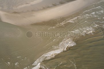 Aerial view of Bay Authie France