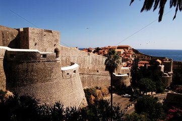 Walls der alten Stadt Dubrovnik Kroatien