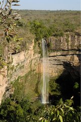 Wasserfall Veu de Nr. Va Chapada dos Guimares Brasilien