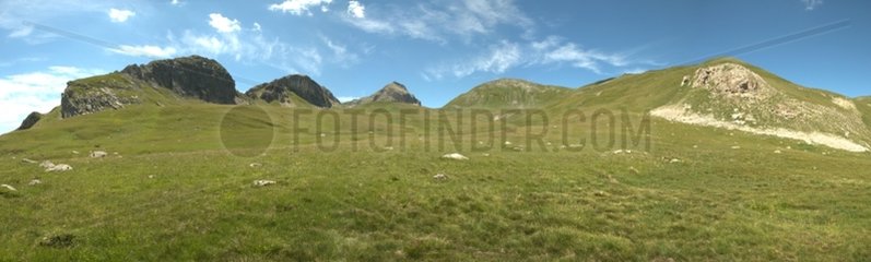 Summits Serre Chevalier Massif des Ecrins Alpen Frankreich