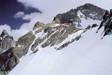 Gletscher des Vallon the Rateau the Hauutes-Alpes