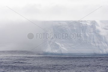 Large iceberg in the fog Antarctic Peninsula