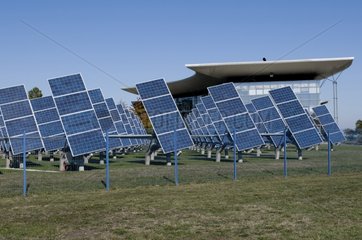 Central solar photovoltaic solar trackers France