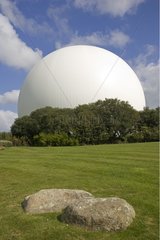 Radar dome communications centre Pleumeur Bodou France