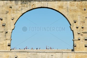 Arch of Gard bridge France
