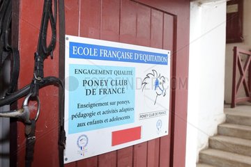 Equestrian school and pony club  Biarritz  Aquitaine  France
