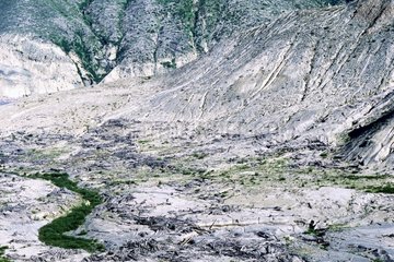 Volcanic ash deposited by the eruption Oregon USA