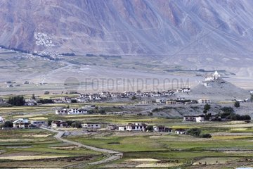 Valley Padum Ende des Tages Zanskar India