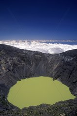 Crater lake in the volcano Irazu Costa Rica