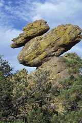 Balanced rocks piled up Chiricahua NP Arizona