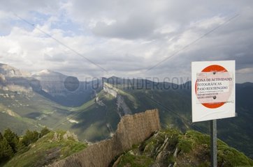 View of Ordesa NP from el Cebollar mountain Spain