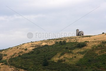 Chapel on a hill Haut Languedoc Natural Park France