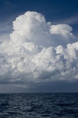 Stormy sky above the sea Bahamas