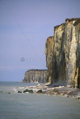 Kalksteinklippen an der normannischen Küste Frankreich
