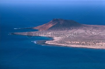 Ile de La Graciosa vue depuis l'île de Lanzarote Canaries