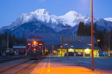 Canadian Pacific Railway Banff NP Rocky Mountains