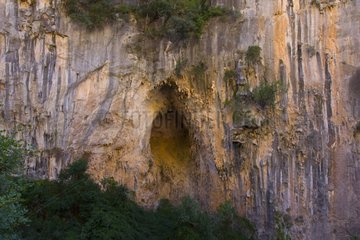 Garganta Verde cliffs in the Sierra de Grazalema Spain
