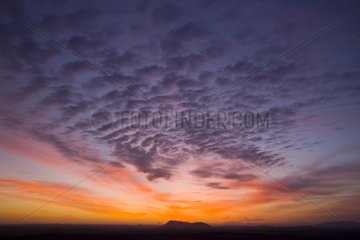 Sunrise in the region of Campiña Seville Spain