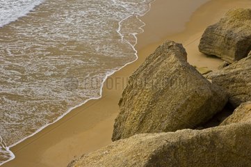 Sandy beach in Cabo Roche Spain Costa de la Luz