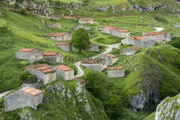 Traditional Village - Picos de Europa Asturias Spain