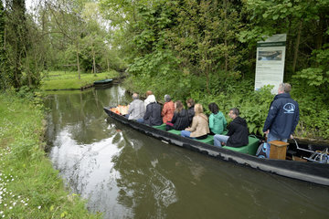 Boat tour of Hortillonnages of Amiens - France