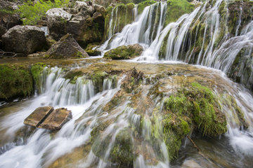 Waterfall  Cazorla Natural Park  Jaen  Spain
