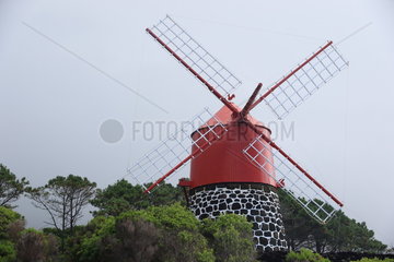 Windmill  Azores  Portugal