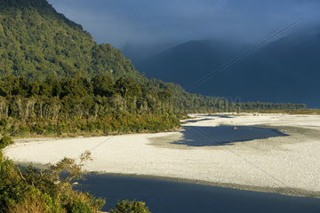 River to Haast  West Coast  South Island  New Zealand