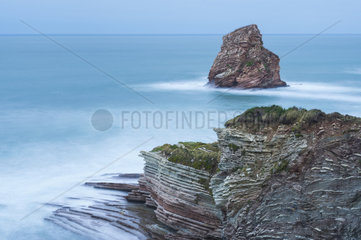The Twin Rocks of Hendaye - Corniche Basque Abbadia France