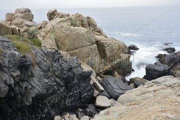Lava and Granite on the Pacific coast - Chile