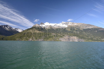 Fjord Última Esperanza  surroundings of Puerto Natales  Magallanes and Chilean Antarctica  Chile
