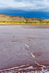 Sodium carbonate deposit - Lake Magadi Rift Valley Kenya