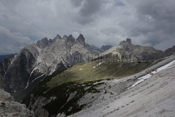 View from the Tre Cime di Lavadero - Dolomites Italy