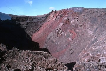 Volcanic crater Lanzarote Canary Islands