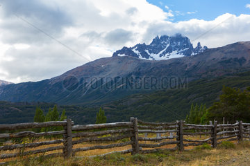 Barrier and Cerro Castillo - Chile