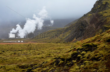 Geothermic plant near Nesjavellir - Iceland