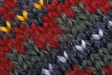 Mailles de pullover Norvégien en pure laine