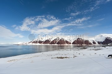 Bockfjord landscape - Spitzbergen Svalbard Islands Norway
