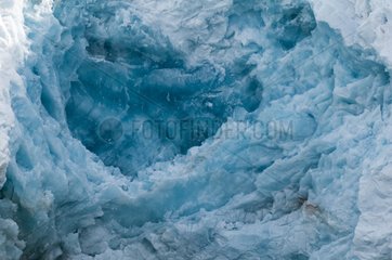 Ice of Lilliehook Glacier - Spitzbergen Svalbard Norway