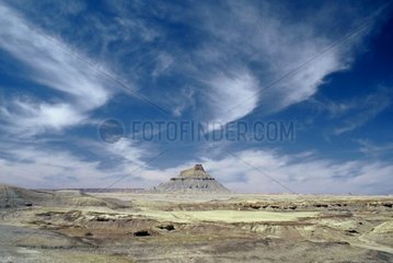 Paysage minéral dans le désert d'Utah USA