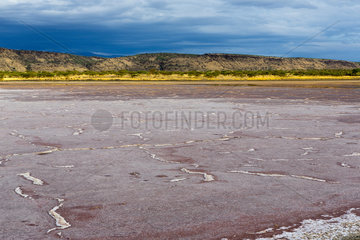 Sodium carbonate deposit - Lake Magadi Rift Valley Kenya