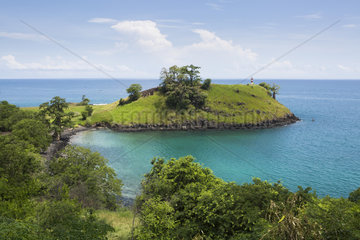 Lagoa Azul  Guadalupe  Sao Tome and Principe Island