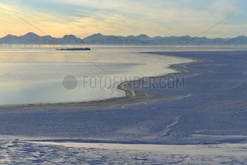 Scoresbysund in february  view from Kap Hope  Greenland