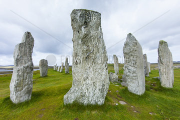 Megalithic site of Callanish - Isle Lewis Hebrides Scotland