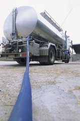 Milch von Tanker France [at] sammeln