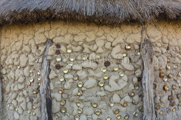 Traditional hut - Okavango Delta Botswana