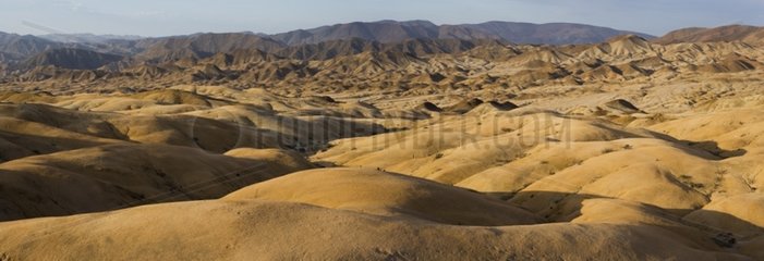 Mehrfarbige Badlands in Atacama Desert Chile