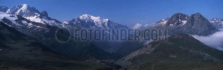 Chamonix Valley und Alps Gipfel Haute Savoie France